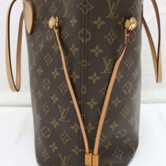 Louis Vuitton Neverfull MM Brown Canvas Monogram Tote Bag SD2189 - Picture 6 of 16